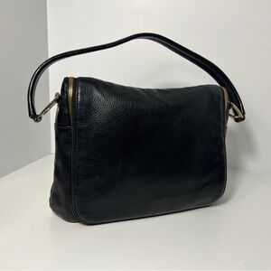 G.I.L.I. Halo  Black Leather Shoulder Bag